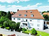 Drohnenaufnahme - 3 Zimmer Etagenwohnung in Weißenhorn