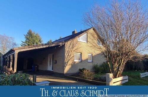 Ansicht des Wohnhauses - Wohnhaus mit Garage und der Möglichkeit zum ebenerdigen Wohnen in Großenmeer