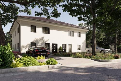 DHH Straßenseite - Frei geplante Neubau-Doppelhaushälfte inkl. Grundstück in Ahrensfelde - 1.716 € Rate mit KfW-Kredit!