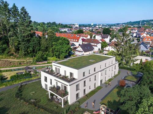 Rückseite - Etagenwohnung mit 92,00 m² in Lahr zum Kaufen