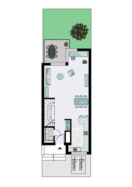 Erdgeschoss - Reihenmittelhaus mit 130,50 m² in Kirchheim unter Teck zum Kaufen