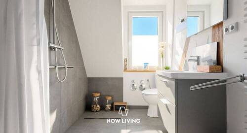 Badezimmer WE - Etagenwohnung mit 79,00 m&sup2; in Timmendorfer Strand zum Kaufen