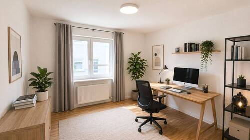 Arbeitszimmer Möblierungsvorschlag 2 - 