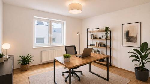 Arbeitszimmer Möblierungsvorschlag 1 - 