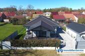 Blick aus der Luft - 4 Zimmer Einfamilienhaus zum Kaufen in Fehrbellin Wustrau