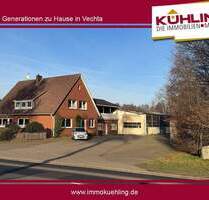 Mehr als nur Wohnen! Großzügiges Wohnhaus mit Halle und viel Raum für Fahrzeuge, Arbeit oder Hobbies! - Goldenstedt