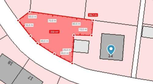 Grundstück Kist Aufteilung 350m2 - Grundstück in Kist