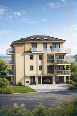 Moderne Wohnanlage in Radolfzell am Bodensee - Neubau Radolfzell: stadtnahe 3,5 Zi.- Wohnungen mit Balkon und Aufzug, nur 5 Einheiten!