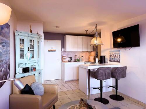 Blick Küche.jpg - 1 Zimmer Terrassenwohnung in Timmendorfer Strand