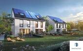 Gartenansicht - KfW 40 Doppelhaushälfte in Wallertheim mit niedrigen Nebenkosten - sorgenfrei einen Neubau mieten