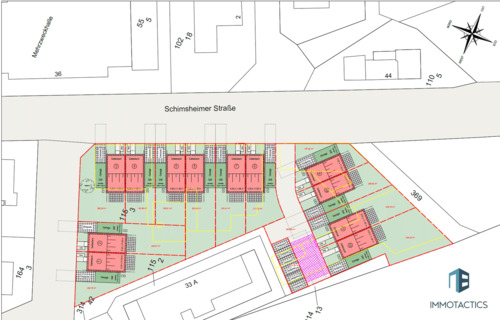 Übersicht - 5 Zimmer Doppelhaushälfte in Wallertheim