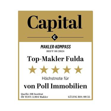Zum fünften Mal Auszeichnung als Top-Makler Fulda - 