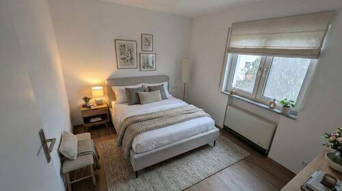 Schlafzimmer - Etagenwohnung mit 60,00 m&sup2; in Ulm-Gögglingen zur Miete