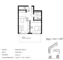 Großzügig geschnittene 2 Zimmer Neubau-Wohnung - Burghausen
