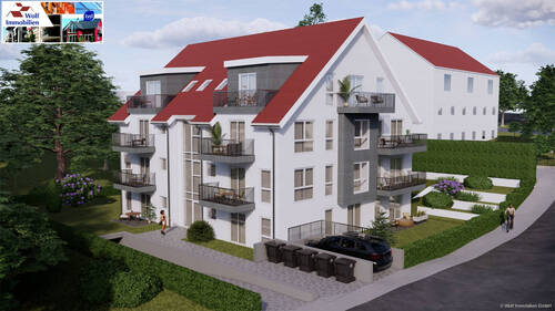 Ansicht Süd-West - 'Taunusblick' Neubau von 10 barrierefreien Eigentumswohnungen mit Tiefgarage in bester Wohnlage