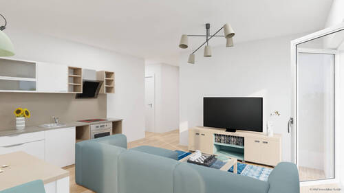 Wohnen/Kochen - Etagenwohnung mit 53,50 m² in Karben zum Kaufen