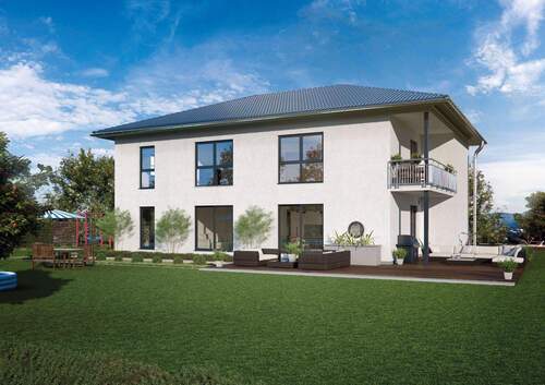 Musterbild Zweifamilienhaus - Grundstück in familienfreundlicher Lage von Kuppingen mit attraktiver geneh. Bebauungsmöglichkeit