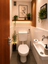 Zusätzliches Gäste-WC eingerichtet - 