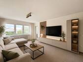 Helles Wohnen eingerichtet mit Zugang zur Loggia - 4 Zimmer Terrassenwohnung in Dietersheim