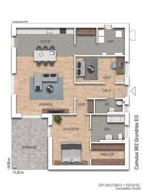  EG - 3 Zimmer Bungalow zum Kaufen in Waabs / Großwaabs