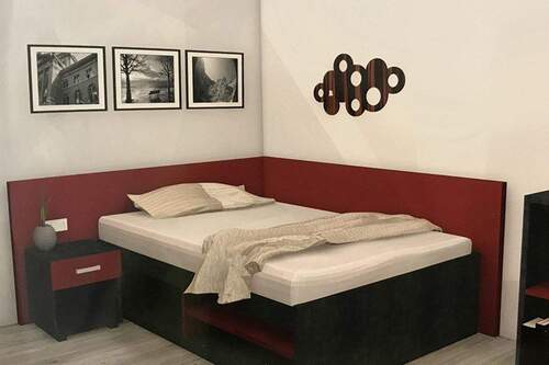 Möbliert mit französischem Bett - Etagenwohnung mit 31,50 m² in Bayreuth zum Kaufen