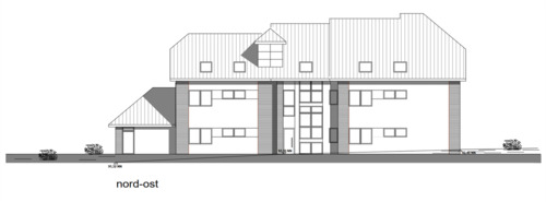 Ansicht Nord-Ost - 1 Zimmer Mehrfamilienhaus, Wohnhaus zum Kaufen in Bünde