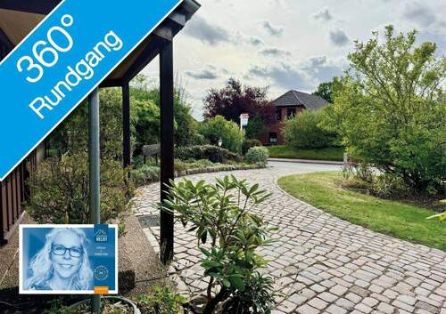 großzügig überdachter Eingangsbereich - 