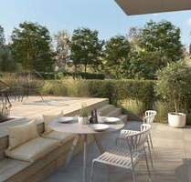Südwestterrasse und -garten, 2,80m Raumhöhe, optimaler Grundriss, ruhige & grüne Bestwohnlage!! - München Schwabing-Freimann
