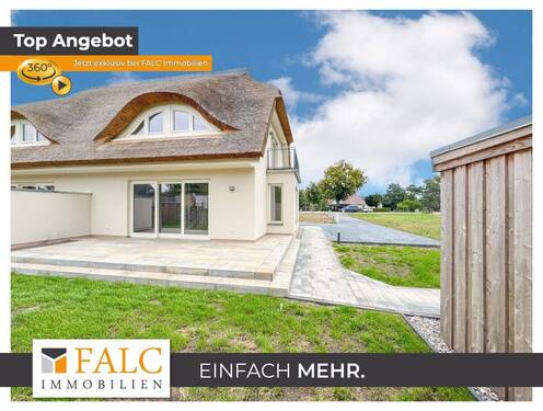 FALC-overlay-image - Erstbezug in Born- Exklusive Doppelhaushälfte im Naturparadies-linke Seite