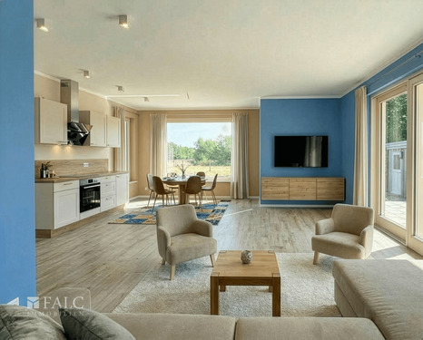 Wohnzimmer KI generiert - 