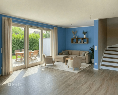 Wohnzimmer KI generiert - 