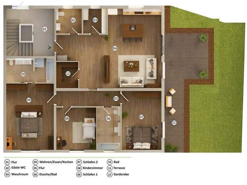 Bild 4 - Etagenwohnung mit 190,00 m² in Langen zum Kaufen