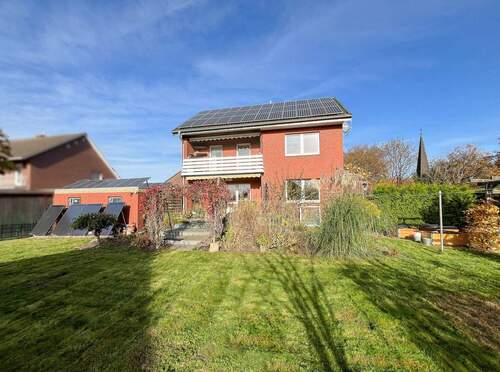 Gartenansicht - Heimkommen und Wohlfühlen! Klassisches Einfamilienhaus mit tollen Extras in guter Lage von Laggenbeck