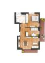 Grundriss - Etagenwohnung mit 63,50 m&sup2; in München zum Kaufen