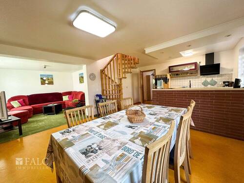 *FeWo Wohn-Esszimmer Ferienwohnung EG - 