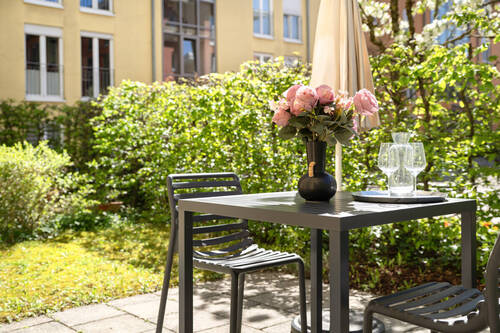 Atmosphäre, Rückzug, Ruhe - 2 Zimmer Terrassenwohnung in München
