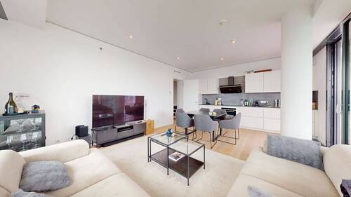 Wohn-/ Essbereich - 4 Zimmer Etagenwohnung in Frankfurt am Main