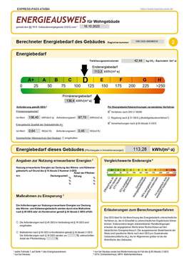 Energieausweis - 
