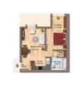 Grundriss WE 914 - 2 Zimmer Etagenwohnung zum Kaufen in Leipzig