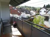 Ausblick vom Balkon - 3 Zimmer-Wohnung mit Sonnenbalkon