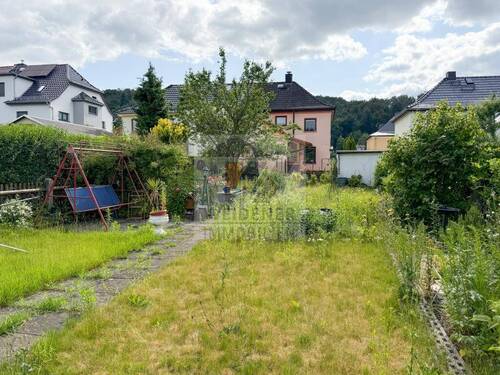 Ansicht vom Garten - Doppelhaushälfte mit 95,00 m² in Gera zum Kaufen