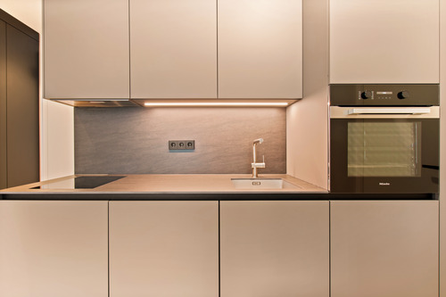 Küche - Etagenwohnung mit 52,10 m² in Frankfurt am Main zur Miete