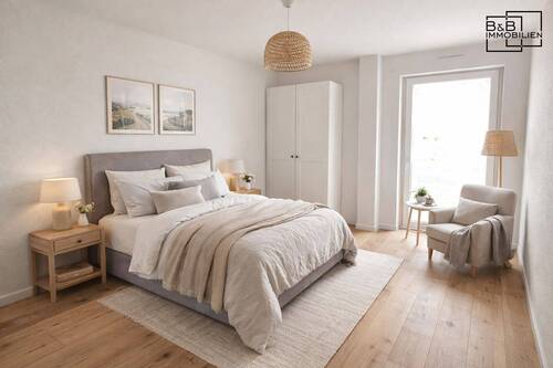 Schlafen - 3 Zimmer Etagenwohnung zum Kaufen in Trier / Petrisberg