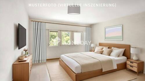 1. OG Schlafzimmer 2 1-Musterfoto (virtuelle Inszenierung)2 - 