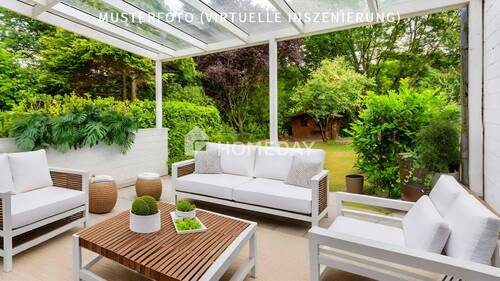 Terrasse 1-Musterfoto (virtuelle Inszenierung)1 - Reihenmittelhaus mit 155,00 m² in Bonn zum Kaufen