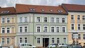 Sanierte Fassade - Mehrfamilienhaus, Wohnhaus in Frankfurt (Oder)