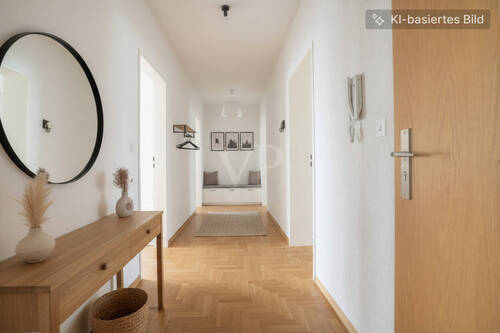 Flur - Etagenwohnung mit 91,70 m&sup2; in Heilbronn Frankenbach zum Kaufen