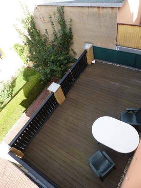 Blick auf Dachterrasse - 