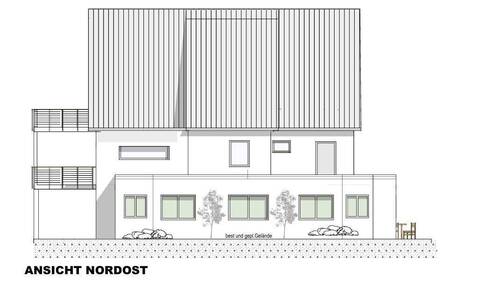 Ansicht Nordost - 6 Zimmer Etagenwohnung zum Kaufen in Ellwangen (Jagst)