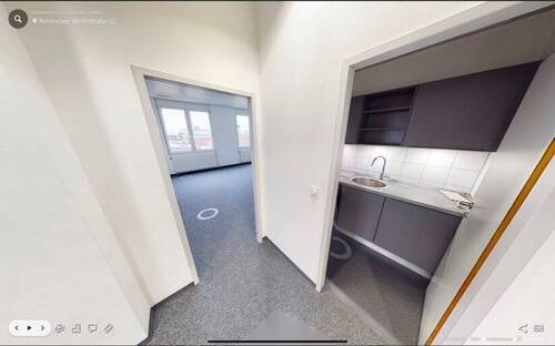 Eigene Küche inklusive - Büro mit 57,00 m&sup2; in Düsseldorf zur Miete